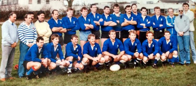 Nigel Griffiths - involved with a Haverfordwest RFC team from yesteryear
